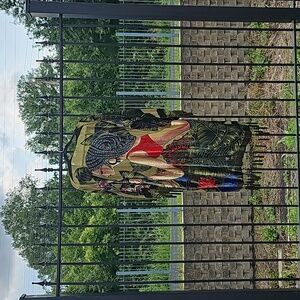 Silk velvet beaded kimono